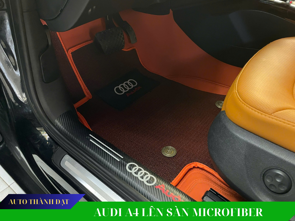 AUDI A4 LẮP SÀN MICROFIBER