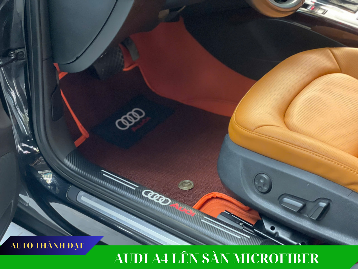 AUDI A4 LẮP SÀN MICROFIBER
