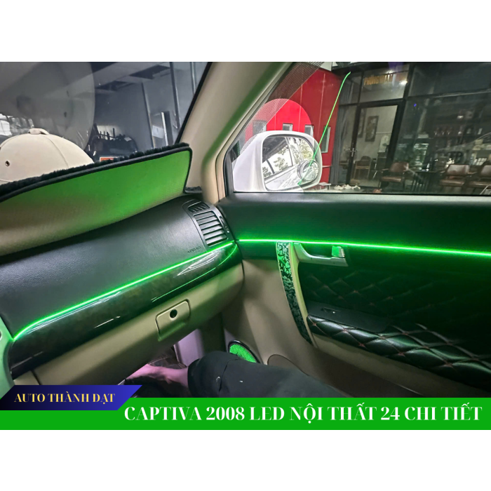 CAPTIVA 2008 LẮP LED NỘI THẤT 24 CHI TIẾT