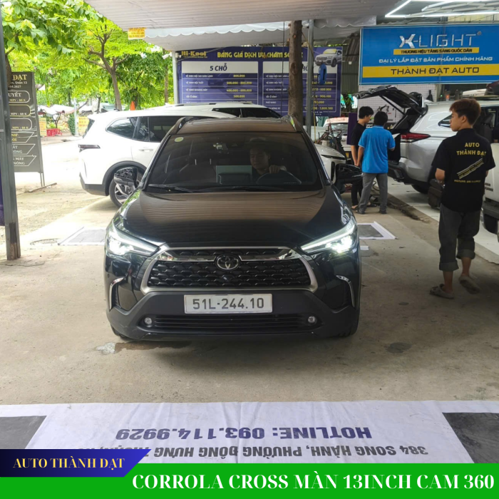 COROLLA CROSS LẮP MÀN HÌNH OLED KÈM CAM 360