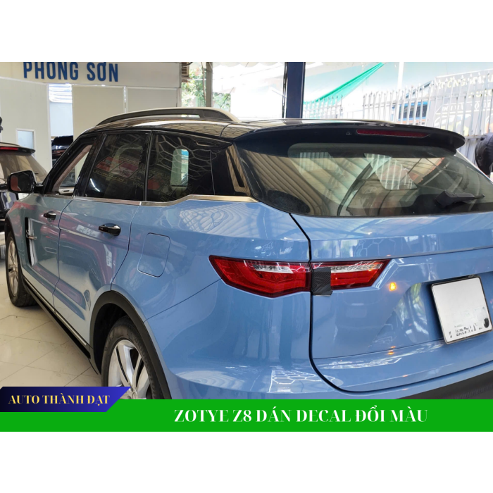 ZOTYE Z8 DÁN DECAL ĐỔI MÀU