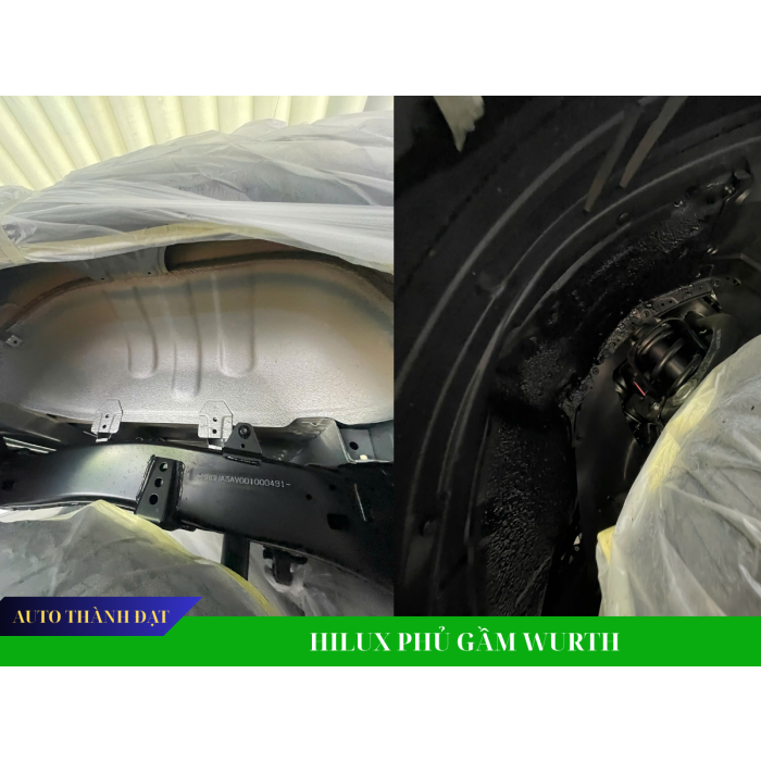 HILUX PHỦ GẦM CHỐNG SÉT Ô TÔ WURTH