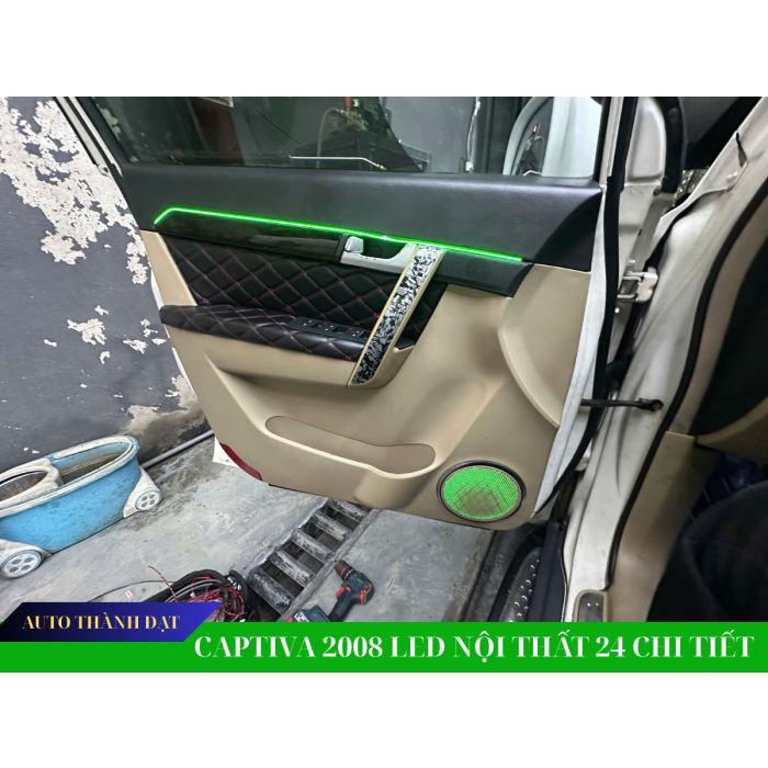 CAPTIVA 2008 LẮP LED NỘI THẤT 24 CHI TIẾT