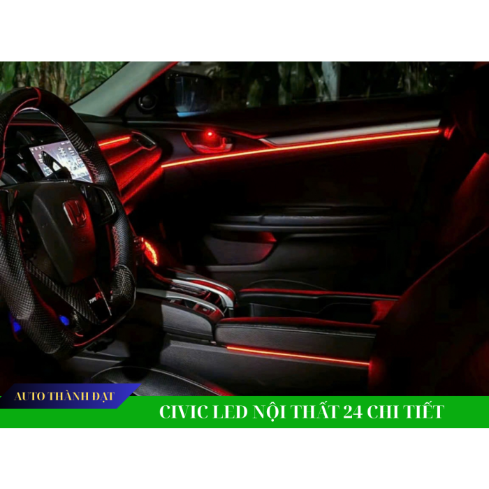 CIVIC LẮP LED NỘI THẤT 24 CHI TIẾT
