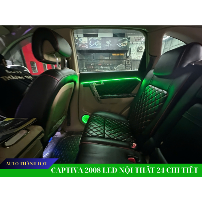 CAPTIVA 2008 LẮP LED NỘI THẤT 24 CHI TIẾT