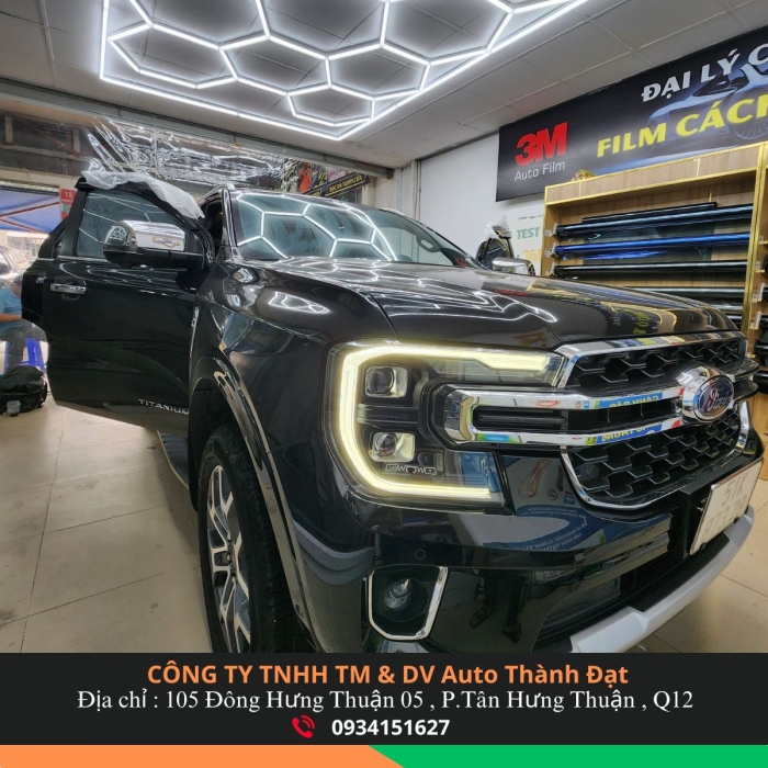 FORD EVEREST - DÁN FILM CÁCH NHIỆT CHO FORD EVEREST