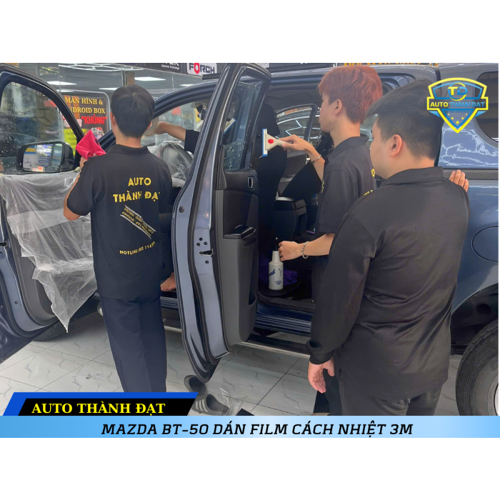 MAZDA BT-50 DÁN FILM CÁCH NHIỆT 3M