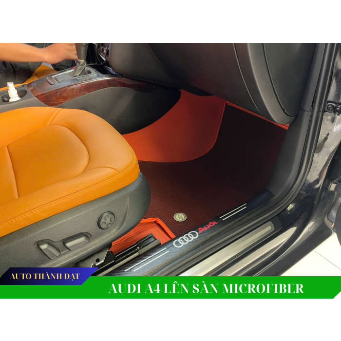 AUDI A4 LẮP SÀN MICROFIBER