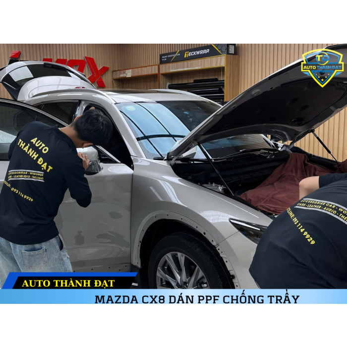 MAZDA CX8 DÁN PPF BẢO VỆ SƠN