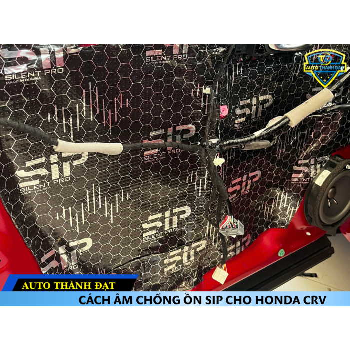 CÁCH ÂM CHỐNG ỒN SIP CHO HONDA CRV