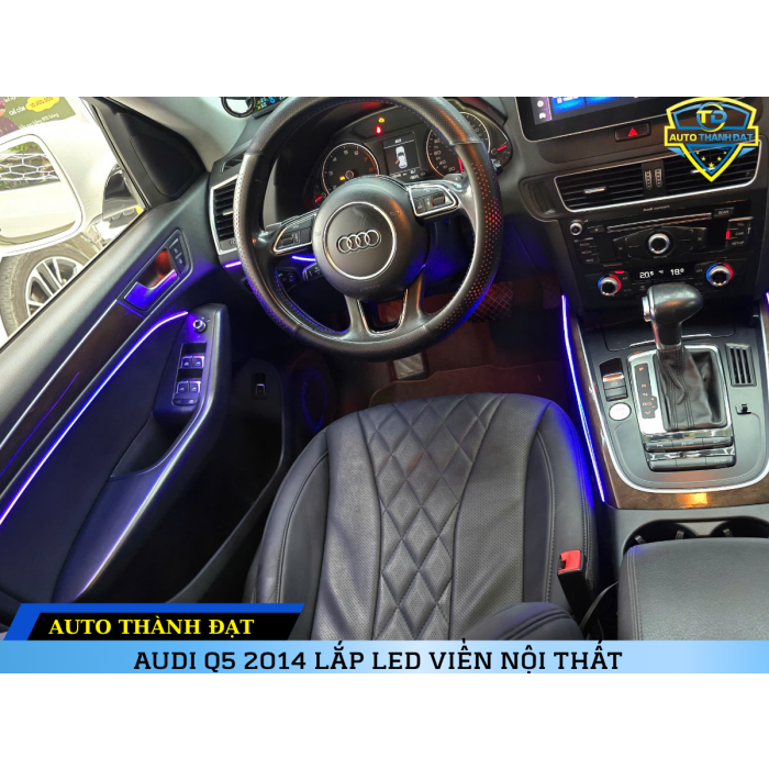 AUDI Q5 2014 LẮP LED VIỀN NỘI THẤT