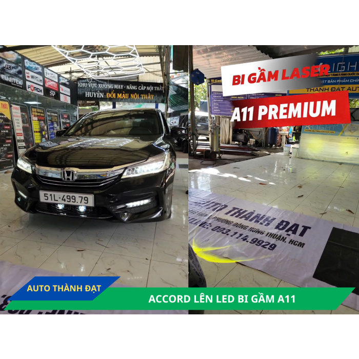 BI GẦM LED PRO A11 CAO CẤP CHO HONDA ACCORD