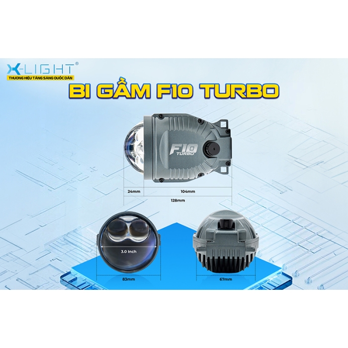 Bi Gầm X-Light F10 Turbo