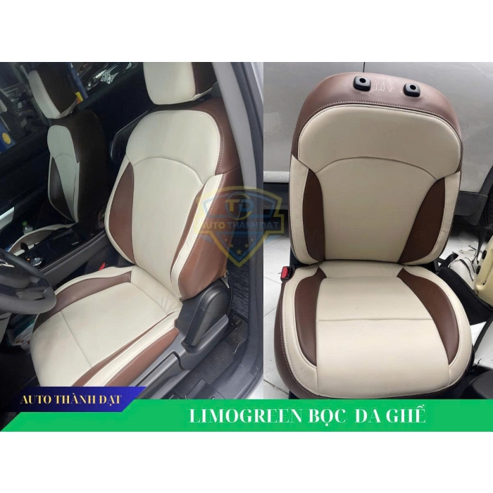 BỌC GHẾ DA LIMO GREEN