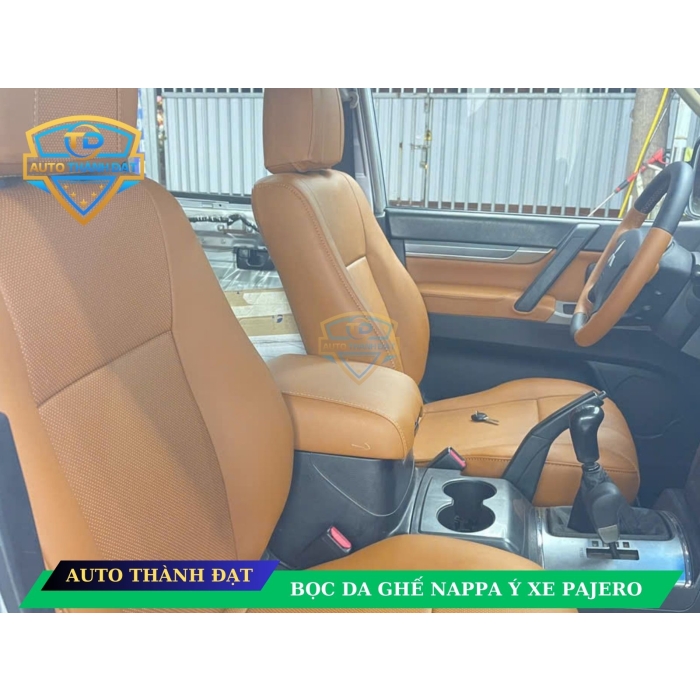 BỌC DA GHẾ XE PAJERO