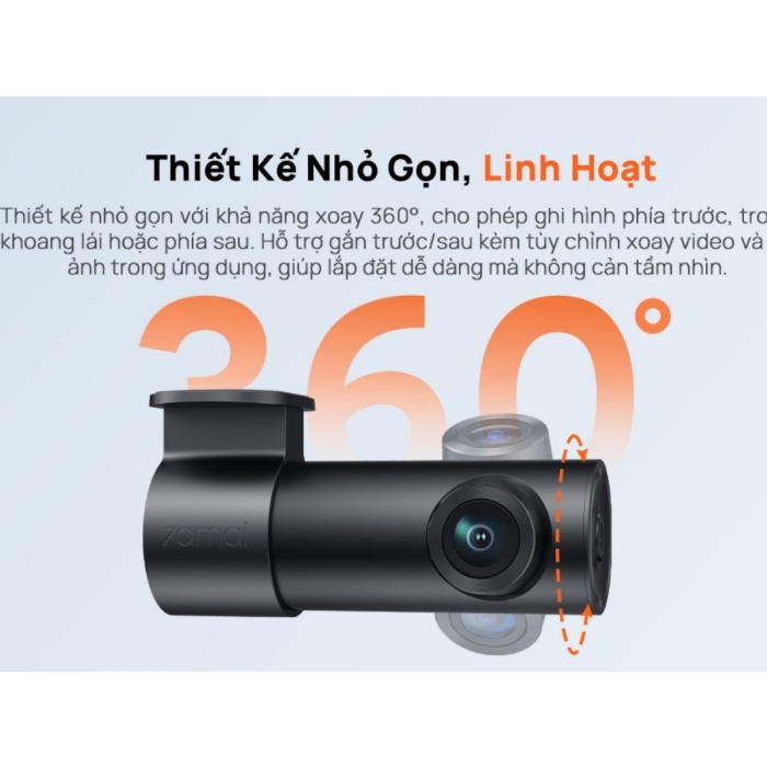CAMERA HÀNH TRÌNH 70MAI M310 PLUS 3K