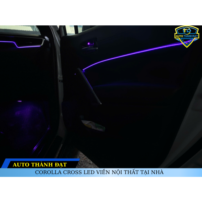 TOYOTA COROLLA CROSS LẮP LED VIỀN NỘI THẤT