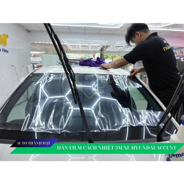 DÁN FILM CÁCH NHIỆT XE  HYUNDAI ACCENT