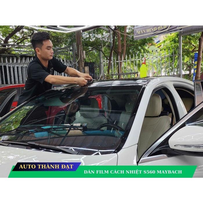 DÁN FILM CÁCH NHIỆT XE S560 MAYBACH