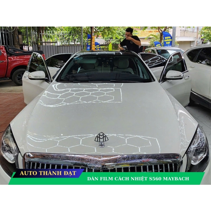 DÁN FILM CÁCH NHIỆT XE S560 MAYBACH