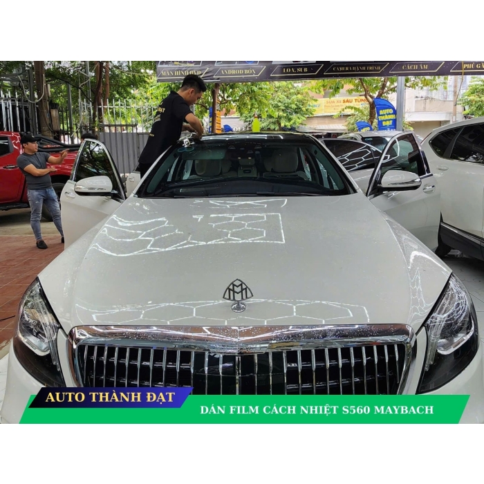 DÁN FILM CÁCH NHIỆT XE S560 MAYBACH