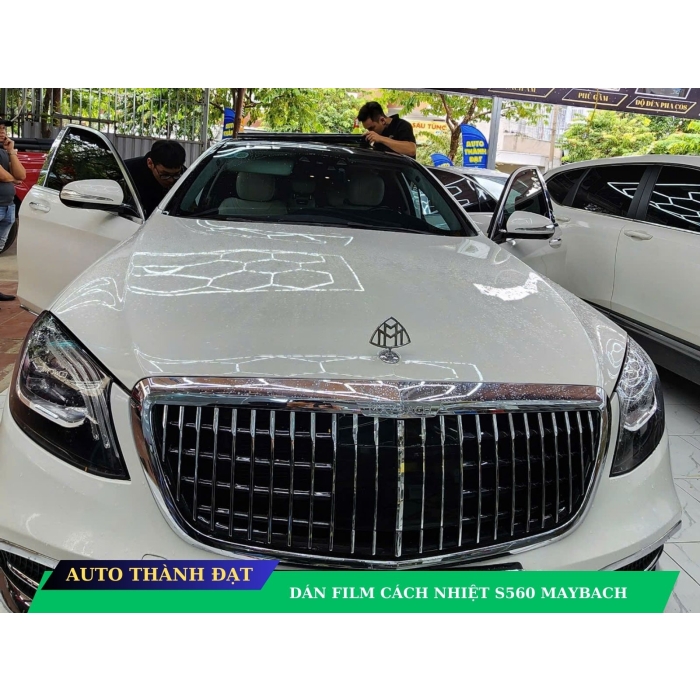DÁN FILM CÁCH NHIỆT XE S560 MAYBACH
