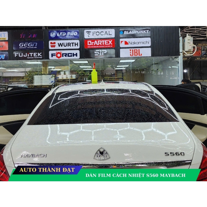 DÁN FILM CÁCH NHIỆT XE S560 MAYBACH