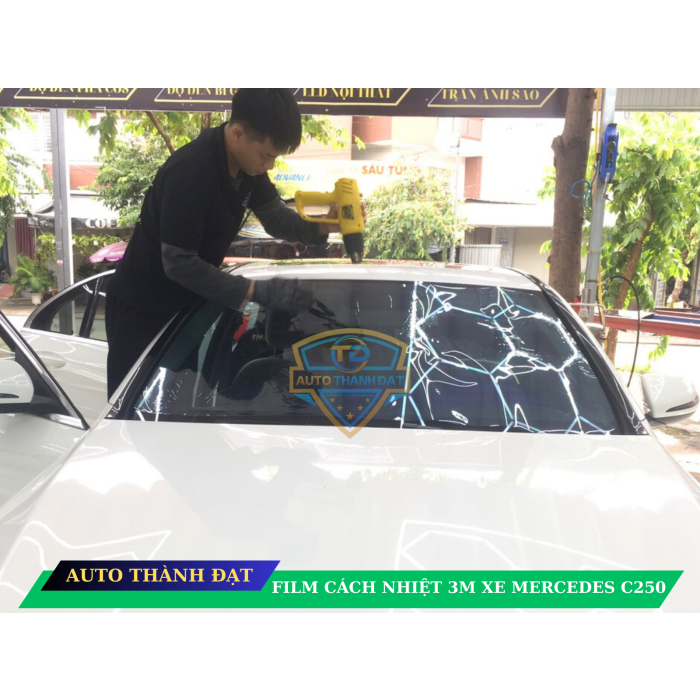 dán film cách nhiệt xe MERCEDES C250