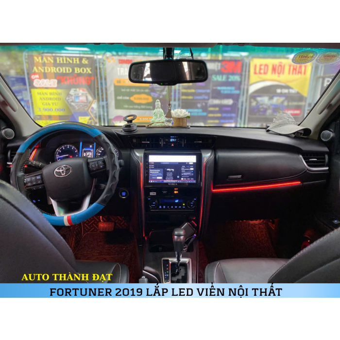 FORTUNER 2019 LẮP LED VIỀN NỘI THẤT