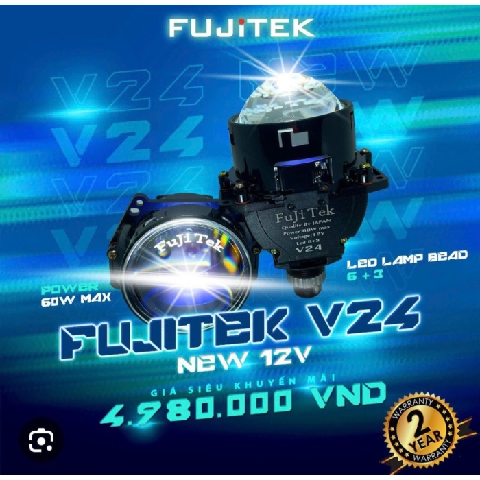 Fujitek V24 - Đèn Bi LED Fujitek V24