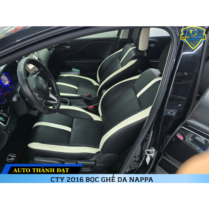 HONDA CITY 2016 BỌC GHẾ DA NAPPA