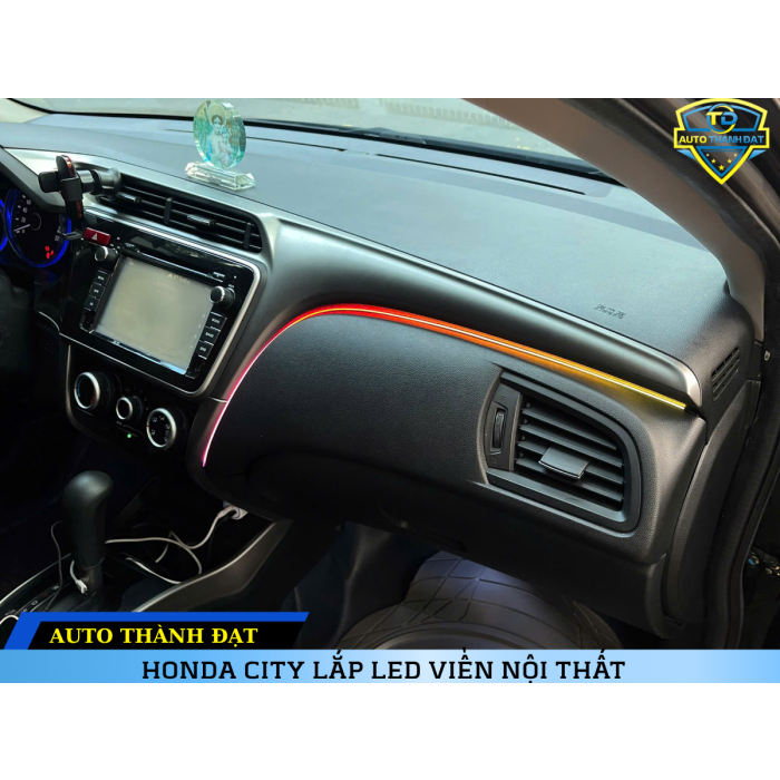 HONDA CITY LẮP LED VIỀN NỘI THẤT
