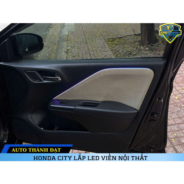 HONDA CITY LẮP LED VIỀN NỘI THẤT