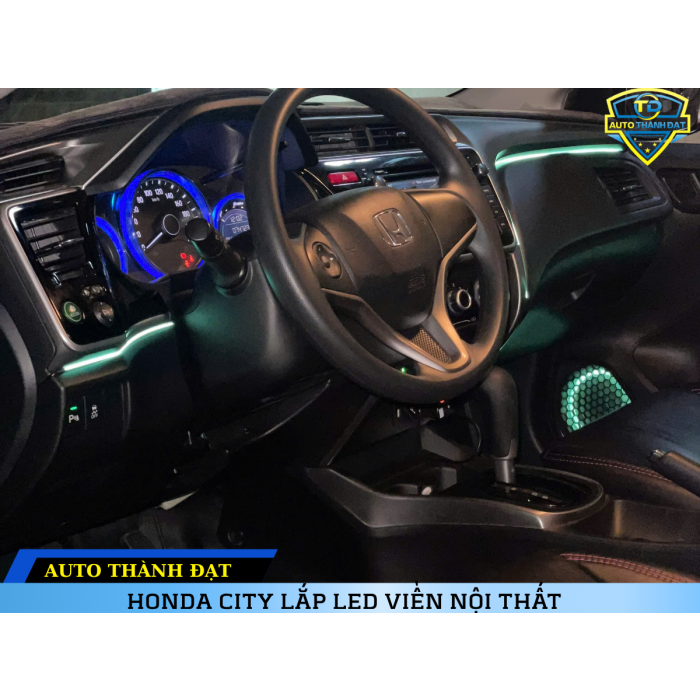 HONDA CITY LẮP LED VIỀN NỘI THẤT