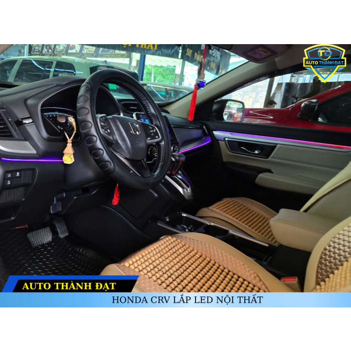HONDA CRV LẮP LED NỘI THẤT
