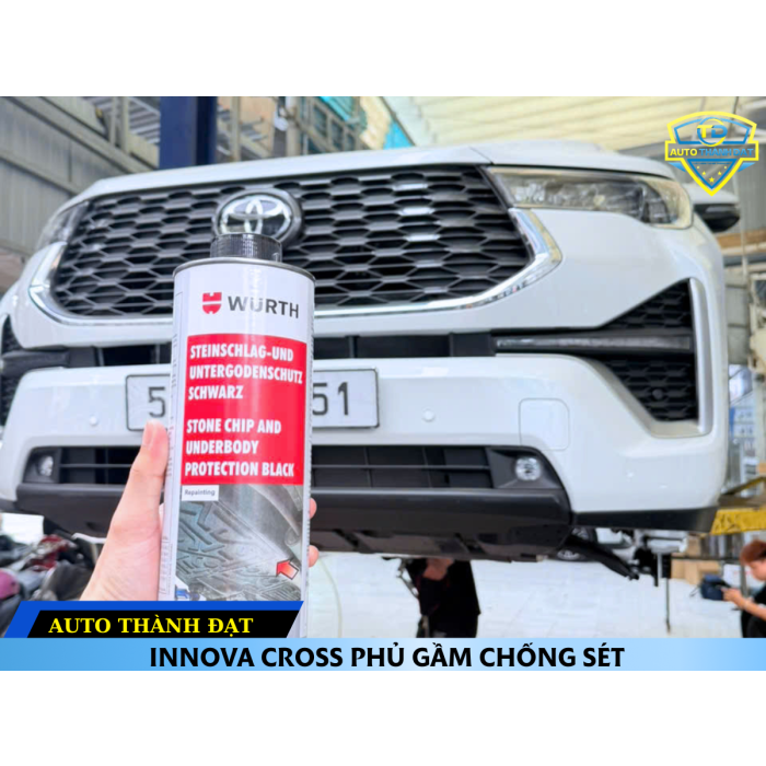 INNOVA CROSS TRẮNG PHỦ GẦM CHỐNG SÉT