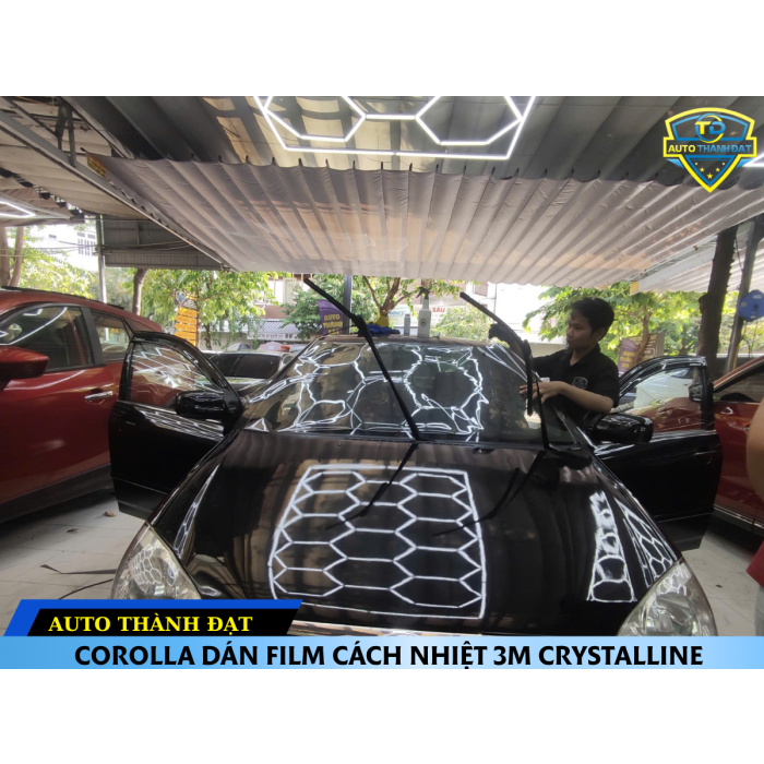 COROLLA-ĐEN Film CÁCH NHIỆT 3M CRYSTALLINE