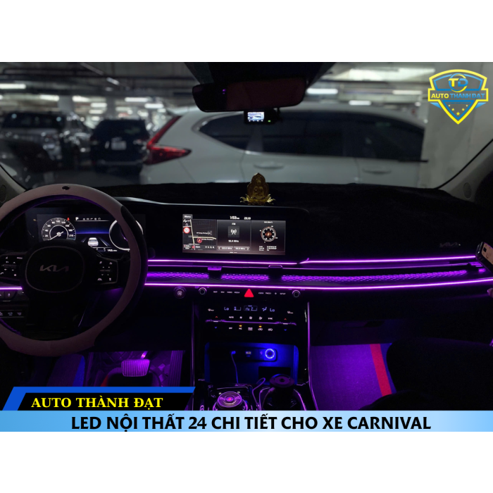 LED NỘI THẤT 24 CHI TIẾT CHO XE CARNIVAL
