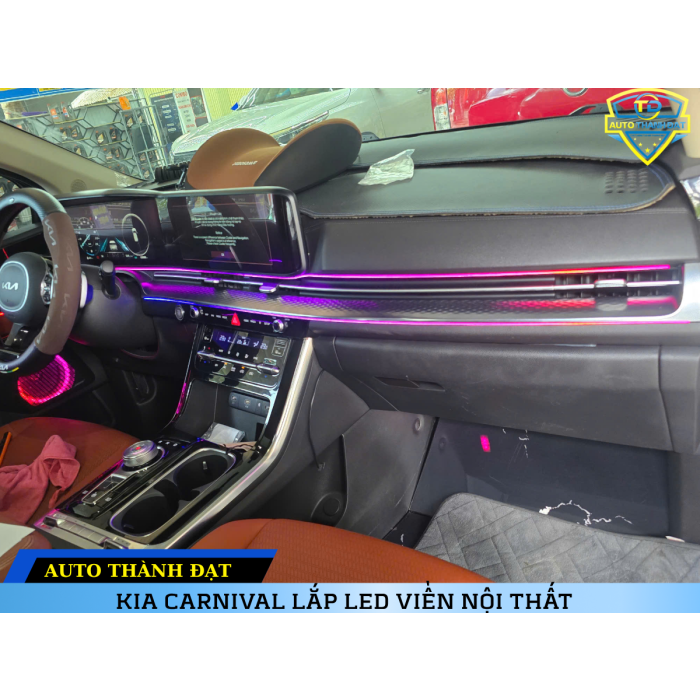 KIA CARNIVAL 2024 LẮP LED VIỀN NỘI THẤT