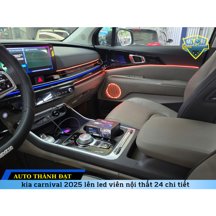 KIA CARNIVAL 2025 LẮP LED VIỀN NỘI THẤT 24 CHI TIẾT