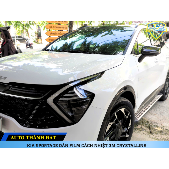 KIA SPORTAGE DÁN FILM CÁCH NHIỆT 3M CRYSTALLINE