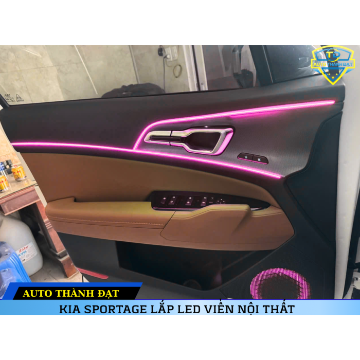 KIA SPORTAGE LẮP LED VIỀN NỘI THẤT