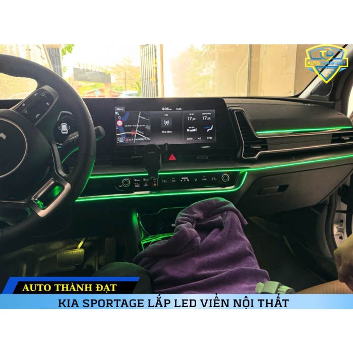 KIA SPORTAGE LẮP LED VIỀN NỘI THẤT