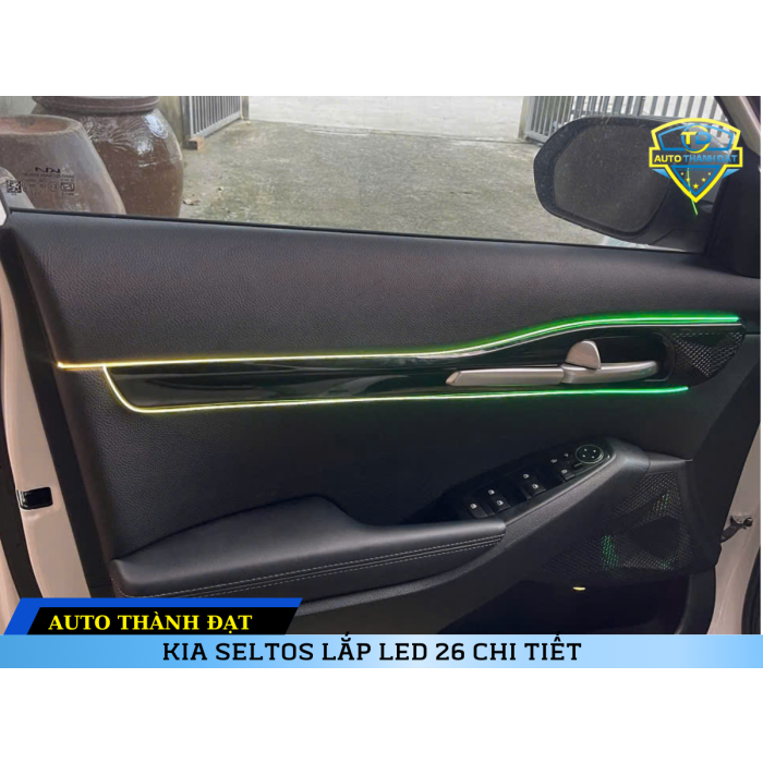 LED NỘI THẤT 26 CHI TIẾT CHO KIA SELTOS