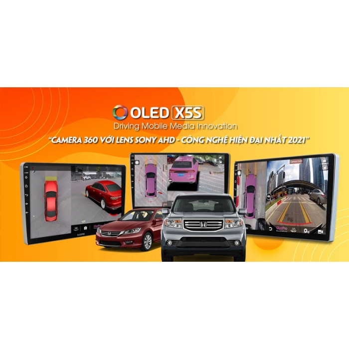 Màn Hình Android OledPro X5S New Liền Camera 360
