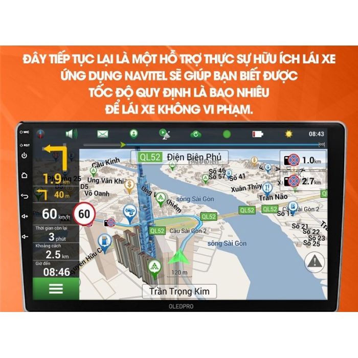Màn Hình Android OledPro X5S New Liền Camera 360