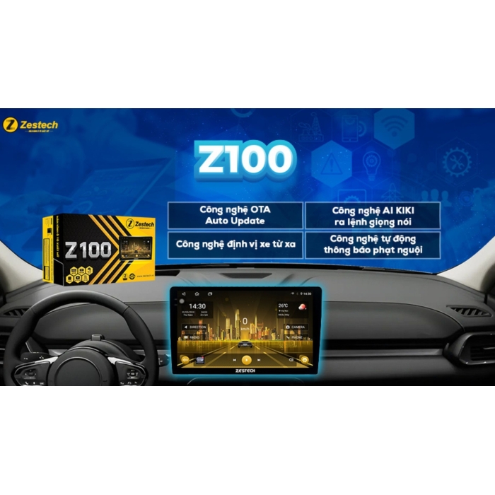MÀN HÌNH ANDROID ZESTECH Z100