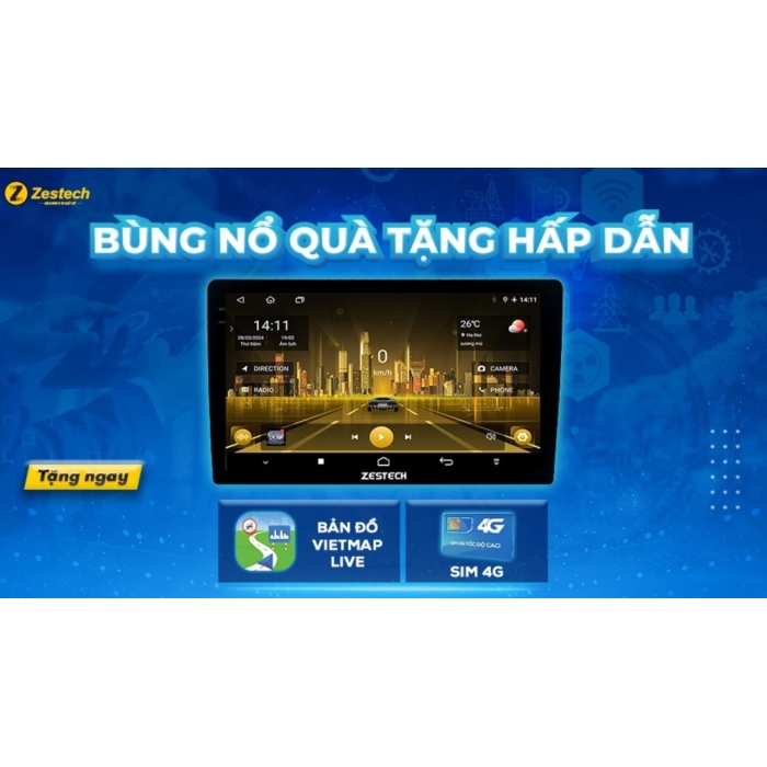 MÀN HÌNH ANDROID ZESTECH Z100