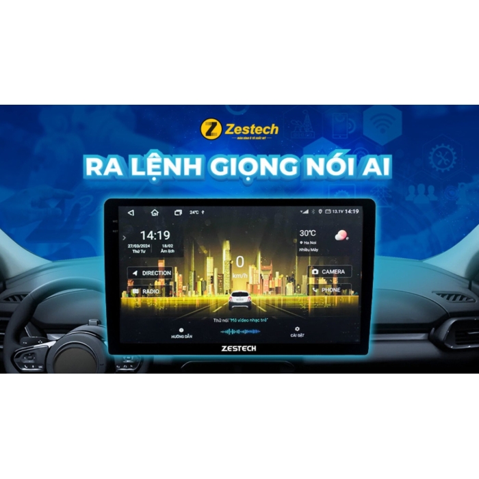 MÀN HÌNH ANDROID ZESTECH Z100