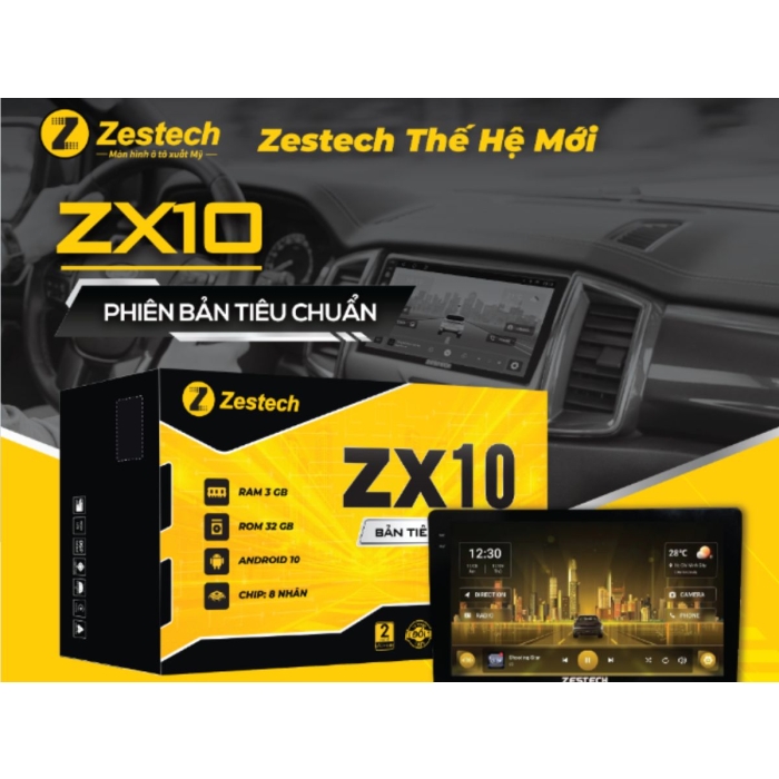 Màn Hình Android Zestech Zx10 Bản Tiêu Chuẩn